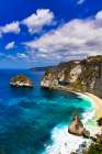Island of Nusa Penida part of Balis famous beaches is Diamond Beach. Art Print